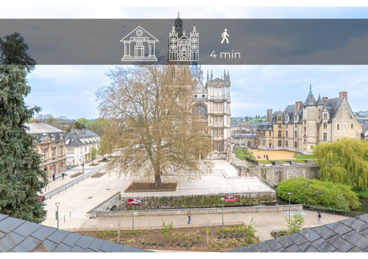 Le Charme D'antan - Terrasse - Balcon - Hypercentre Apartment Evreux
